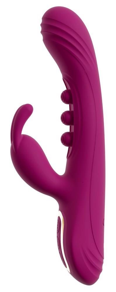 Wibrator króliczek Javida 2F squirt silikonowy USB 22,5 cm