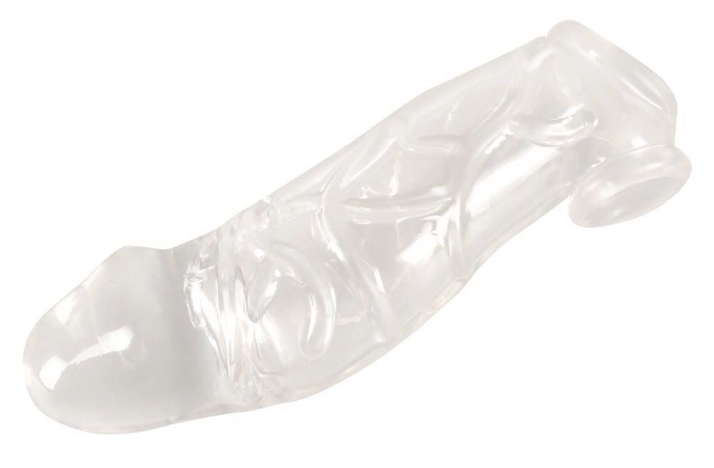 Przedłużka na penisa Crystal Clear TPE 19,2 cm