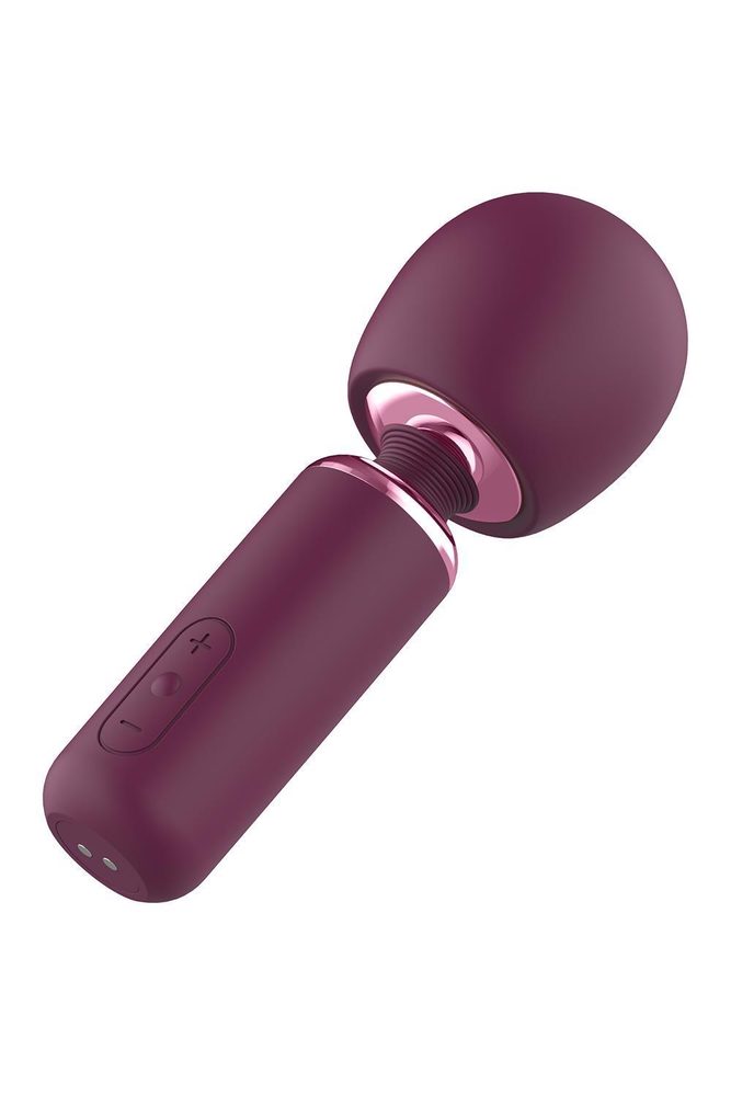 Wibrator wand Glam Bold silikonowy USB 18 cm