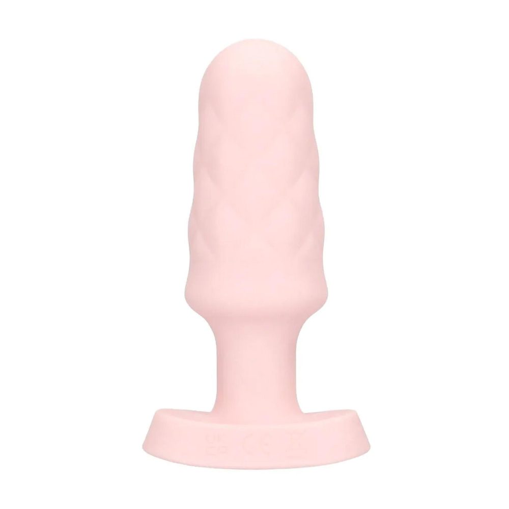 Plug analny wibrujący z pilotem Loveline Velvet różowy 9,8 cm
