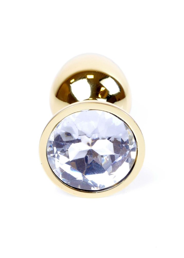 Biżuteria analna złota z diamencikiem MyLove Toys 7 cm