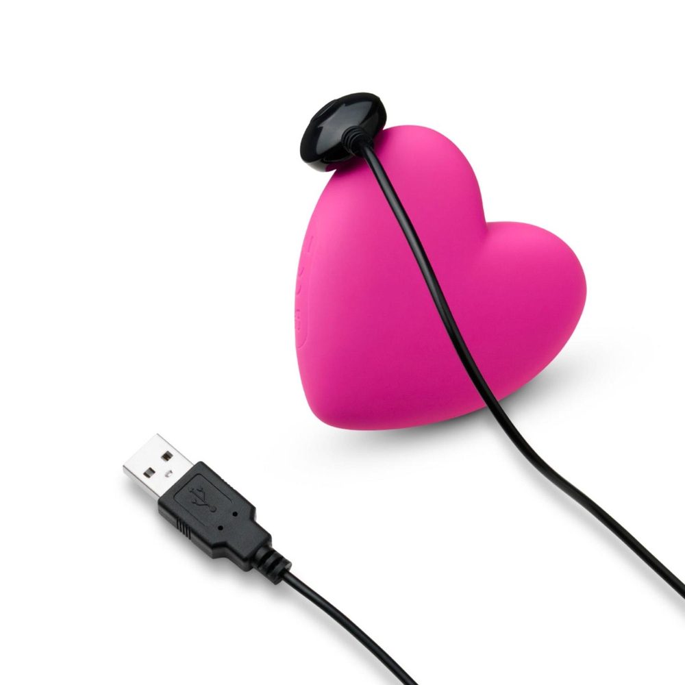 Mini wibrator sercowy Je t'aime So Divine różowy USB