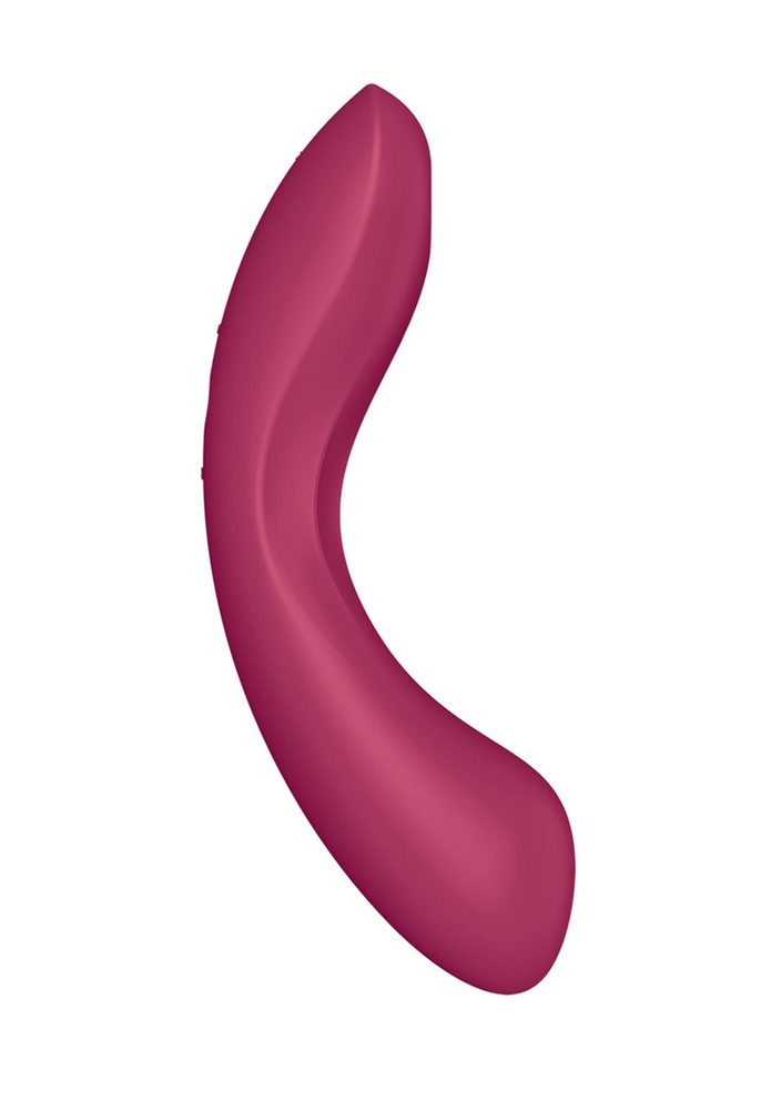 Wibrator silikonowy Satisfyer Curvy Trinity 1 czerwony USB