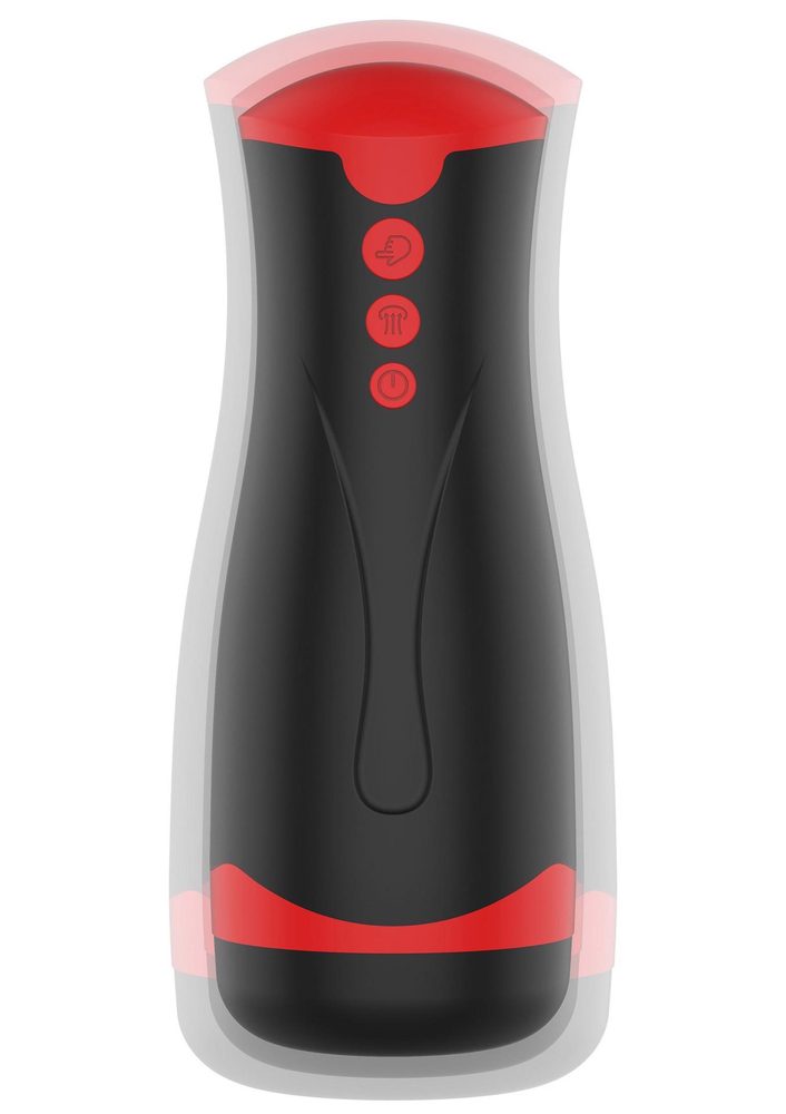 Masturbator wibrujący z ściskaniem Hidden Desire Fusion X czarny