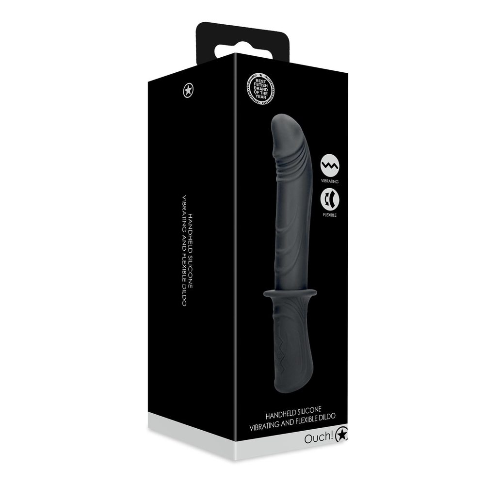 Wibrator punktu G Ouch ręczny silikonowy czarny USB