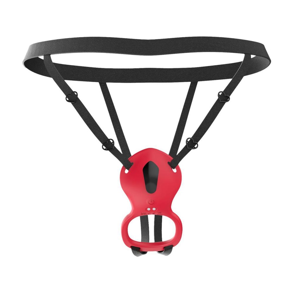 Teazers - Wearable Clitoral Stimulator Harness - Red
