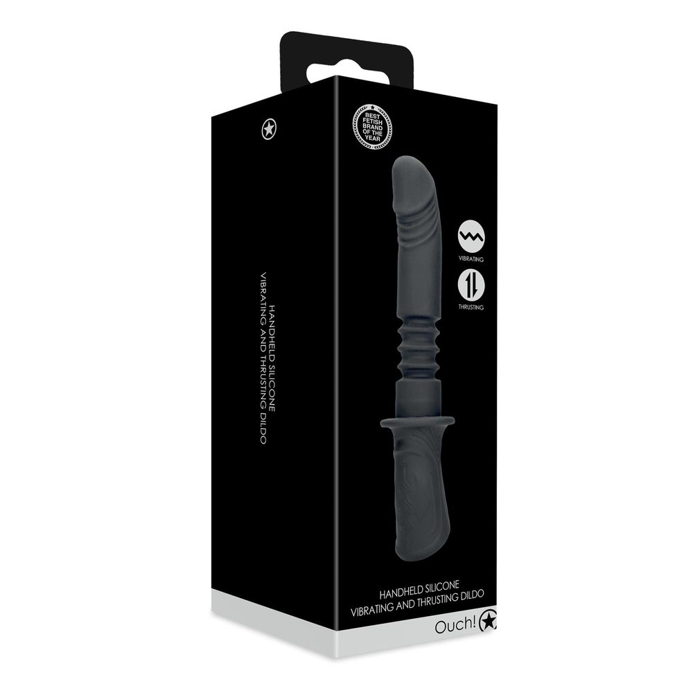 Maszyna do seksu Ouch! czarna z ruchem posuwistym USB