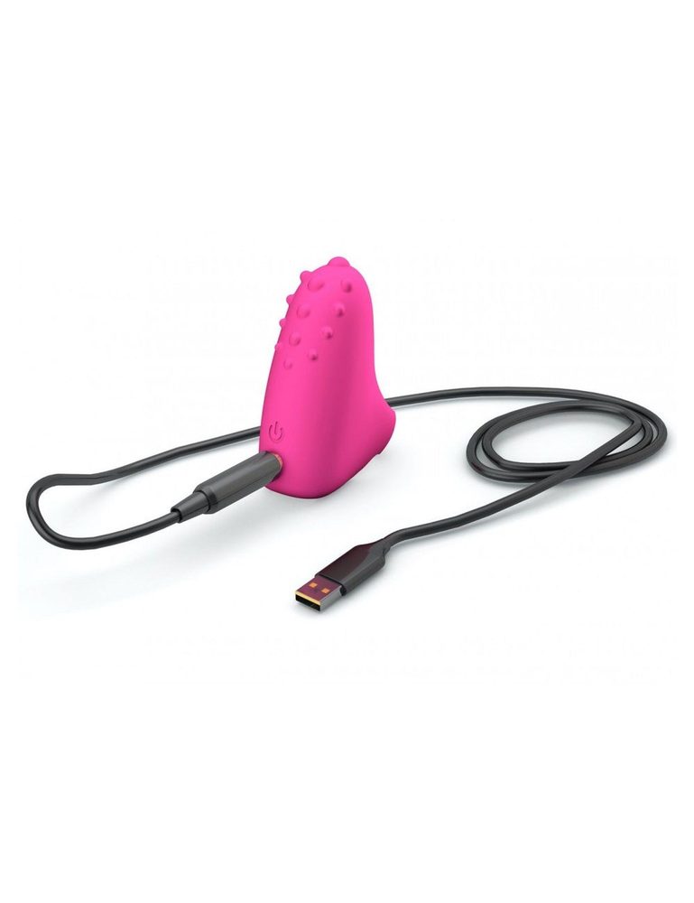 Wibrator na palec Dorcel Magic Finger silikonowy różowy USB