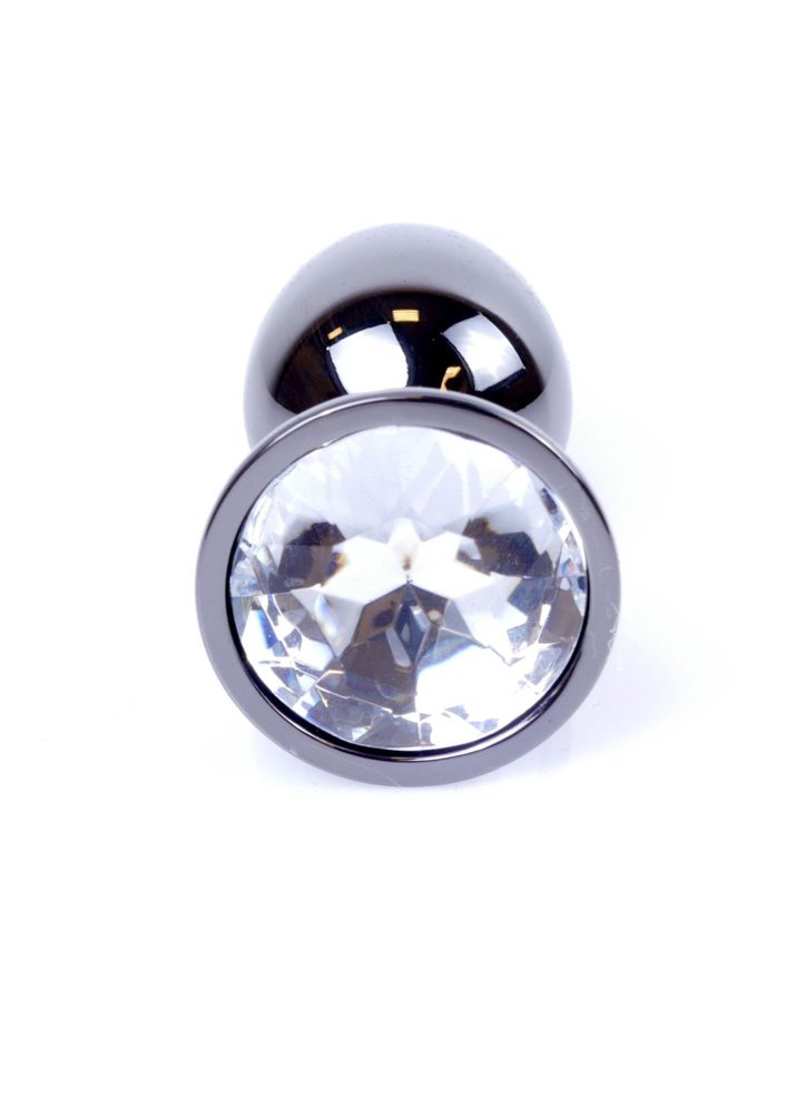 Biżuteria analna srebrna z diamencikiem MyLove Toys 7 cm