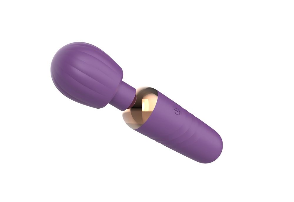 Stymulator łechtaczki silikonowy Little Fairy Wand fioletowy 14 cm