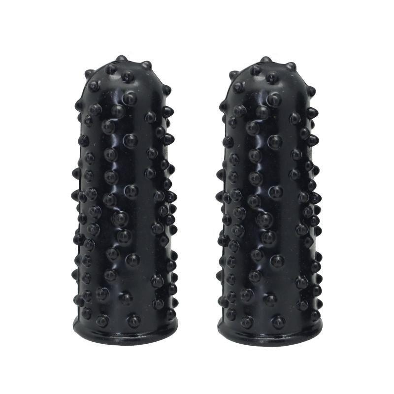 Nakładki na palce TPE Toyz4lovers czarne 7,6 cm