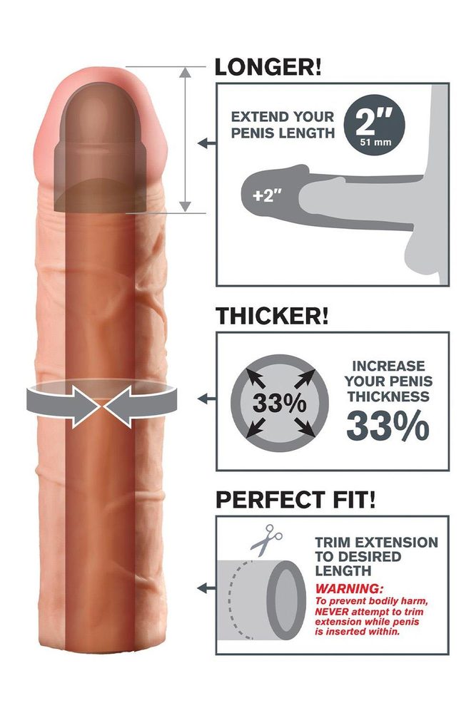 Przedłużka na penisa Fantasy Xtensions Perfect 5 cm