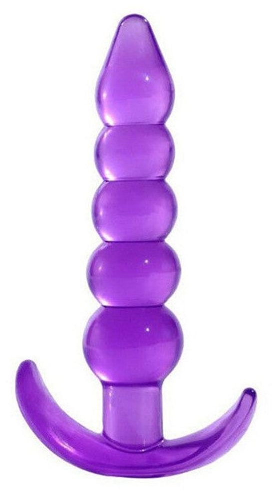 Korek analny TPE Lovesecret T Plug 05 fioletowy 12 cm