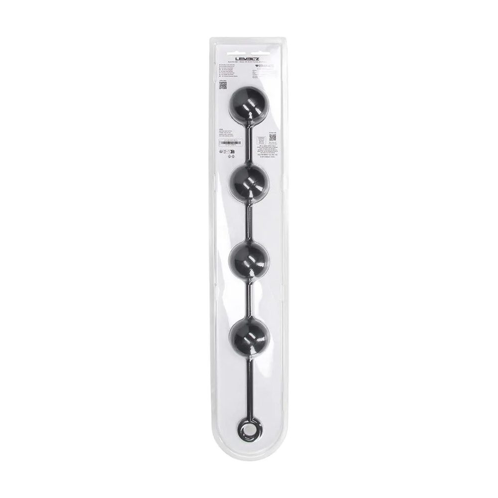 Kulki analne silikonowe Levelz XXL 6 cm czarny