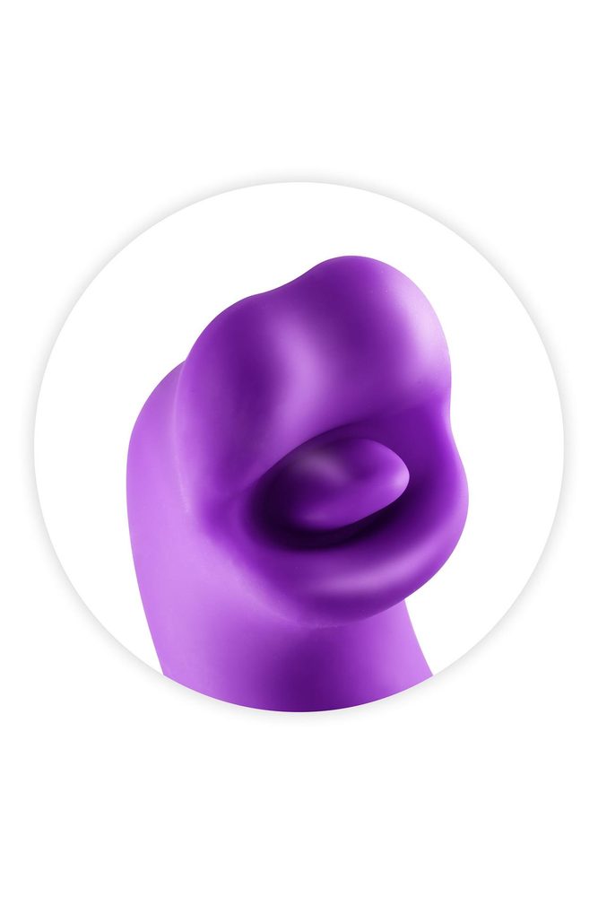 Wibrator króliczek Yoba Kissy 3w1 fioletowy USB 17,6 cm