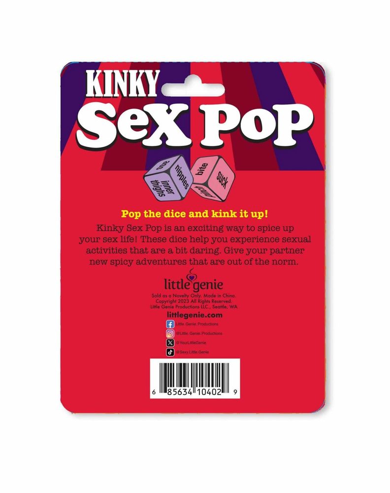 Gra erotyczna Kinky Sex Pop z kośćmi