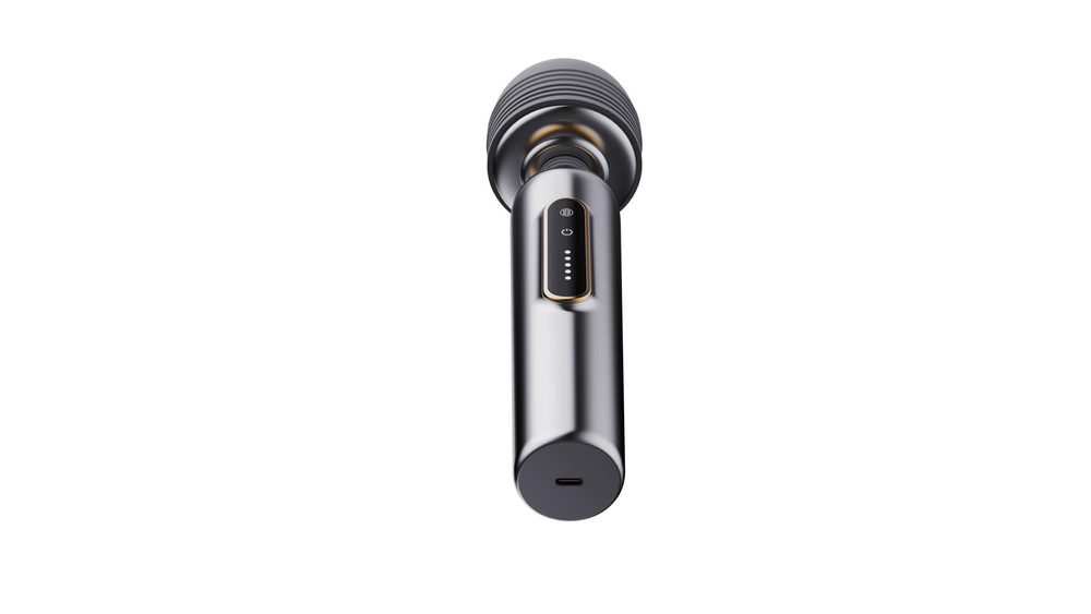 Masażer wand metaliczny silikonowy B Series Cute USB 24 cm