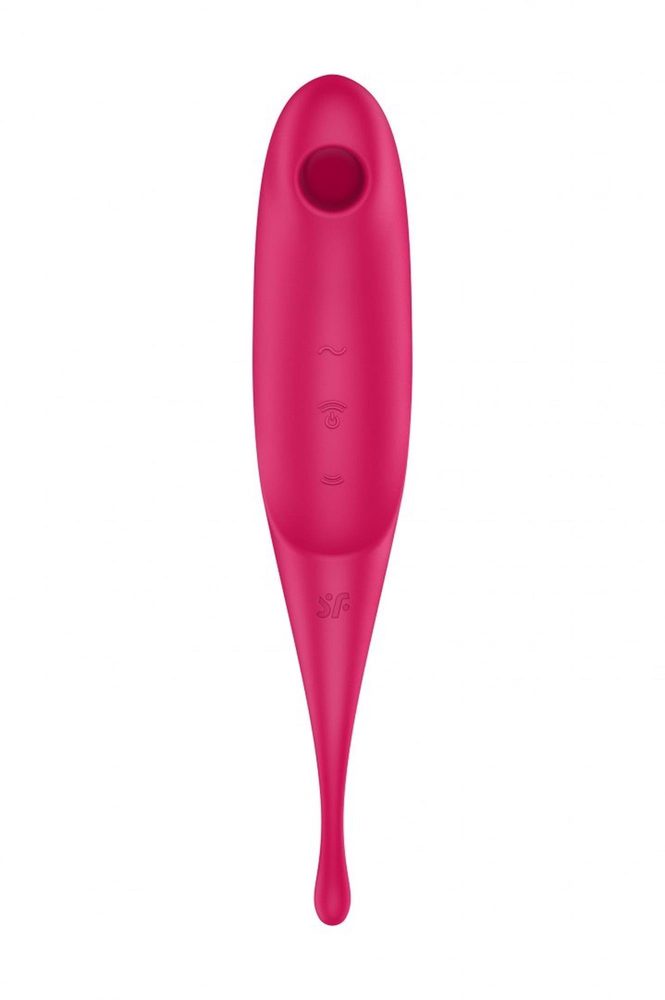Stymulator łechtaczki Satisfyer Twirling Pro czerwony USB