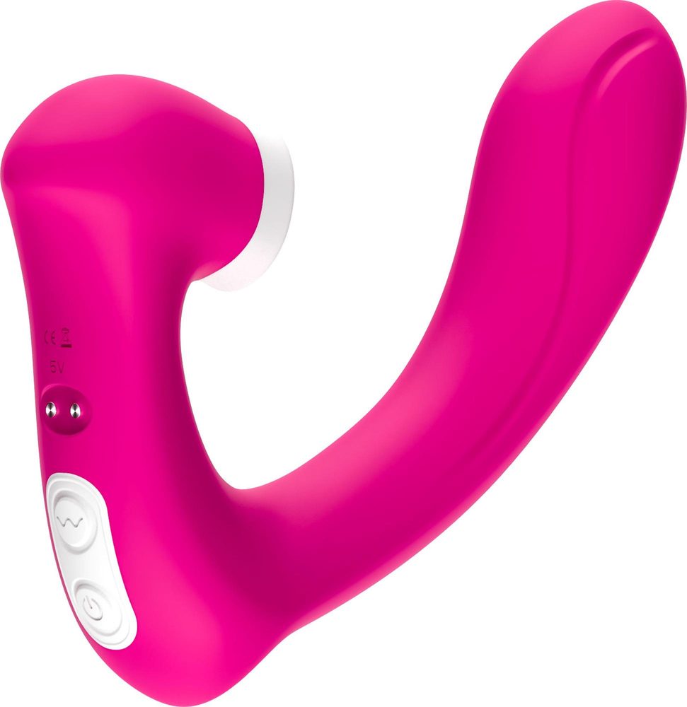 Stymulator silikonowy B Series Joy różowy USB 22 cm