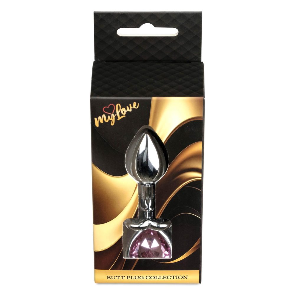 Biżuteria analna srebrne serce MyLove Toys 7 cm
