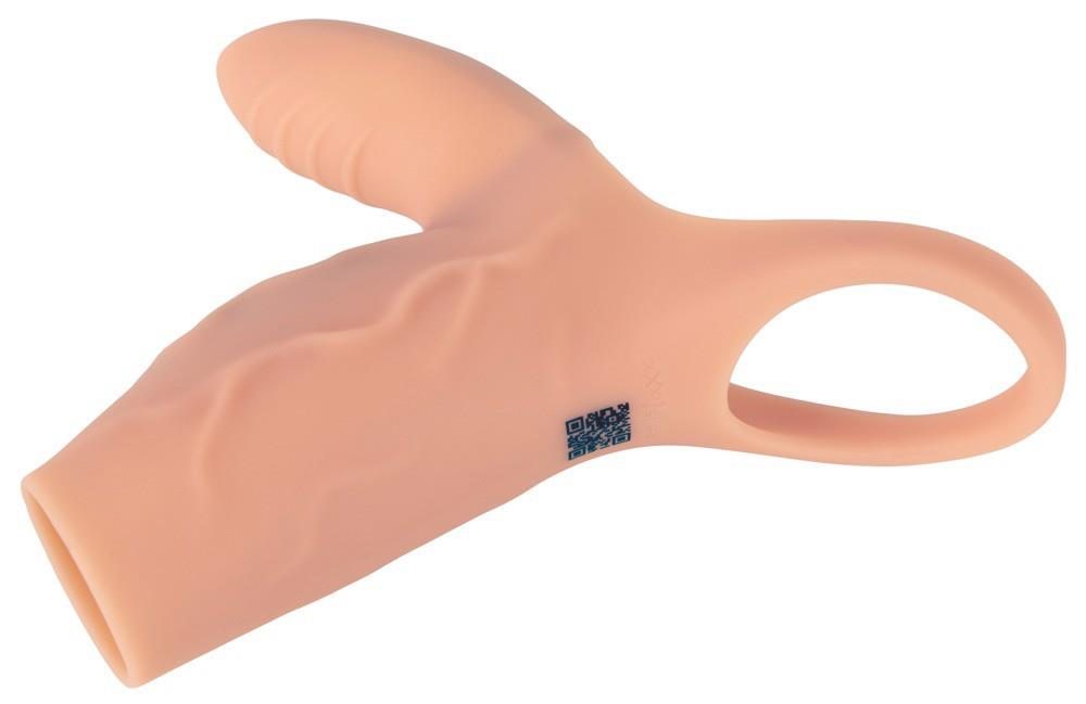 Nakładka silikonowa Realistixxx Real Sleeve Clit S z wibracjami USB