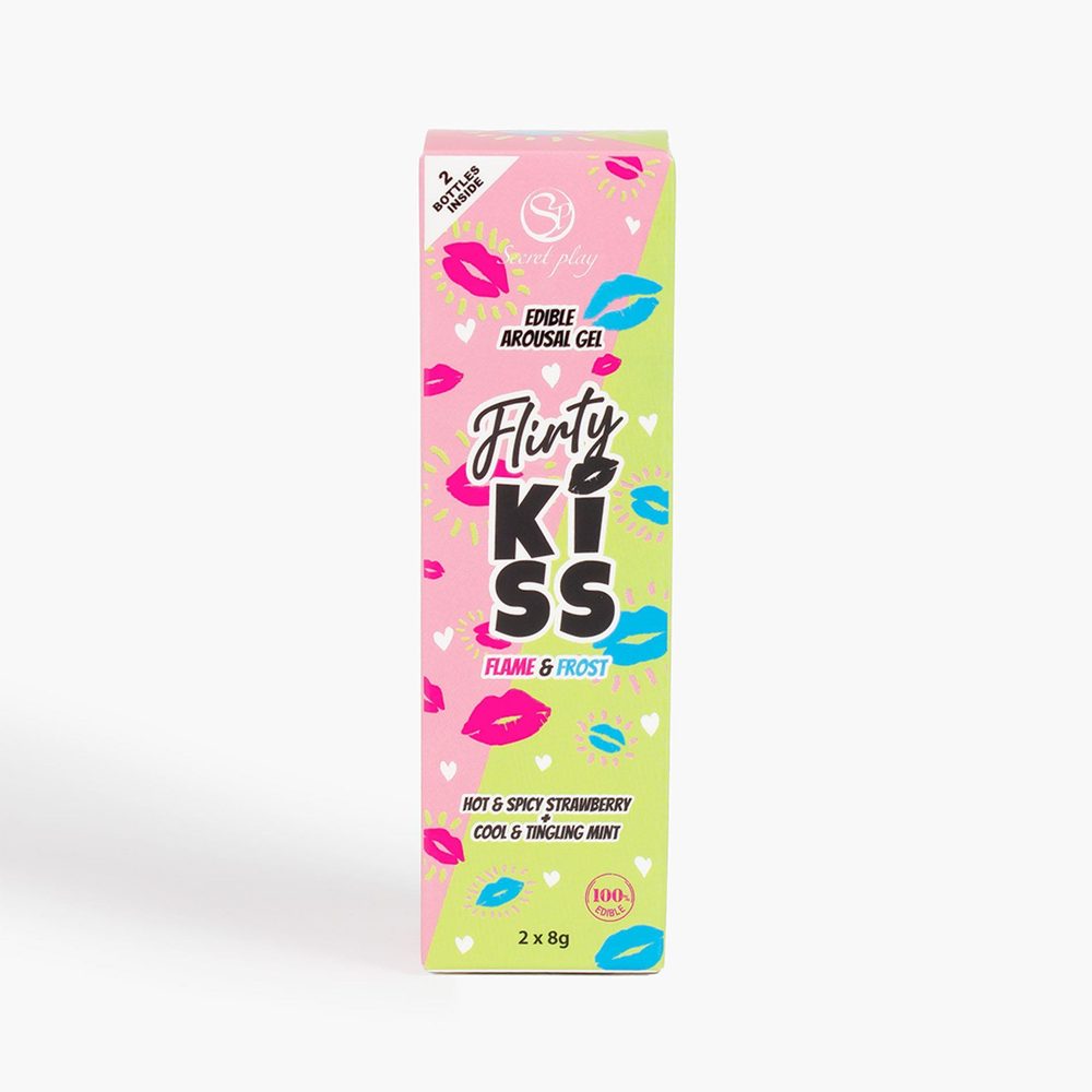 Żel jadalny Secret Play Flirty Kiss truskawka i mięta