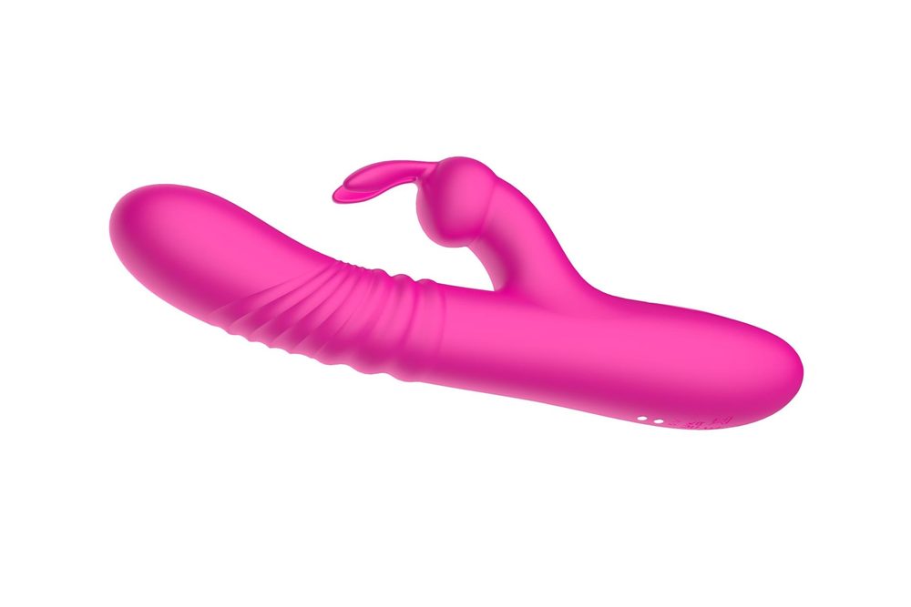 Wibrator króliczek B Series Cute silikonowy różowy USB wodoodporny