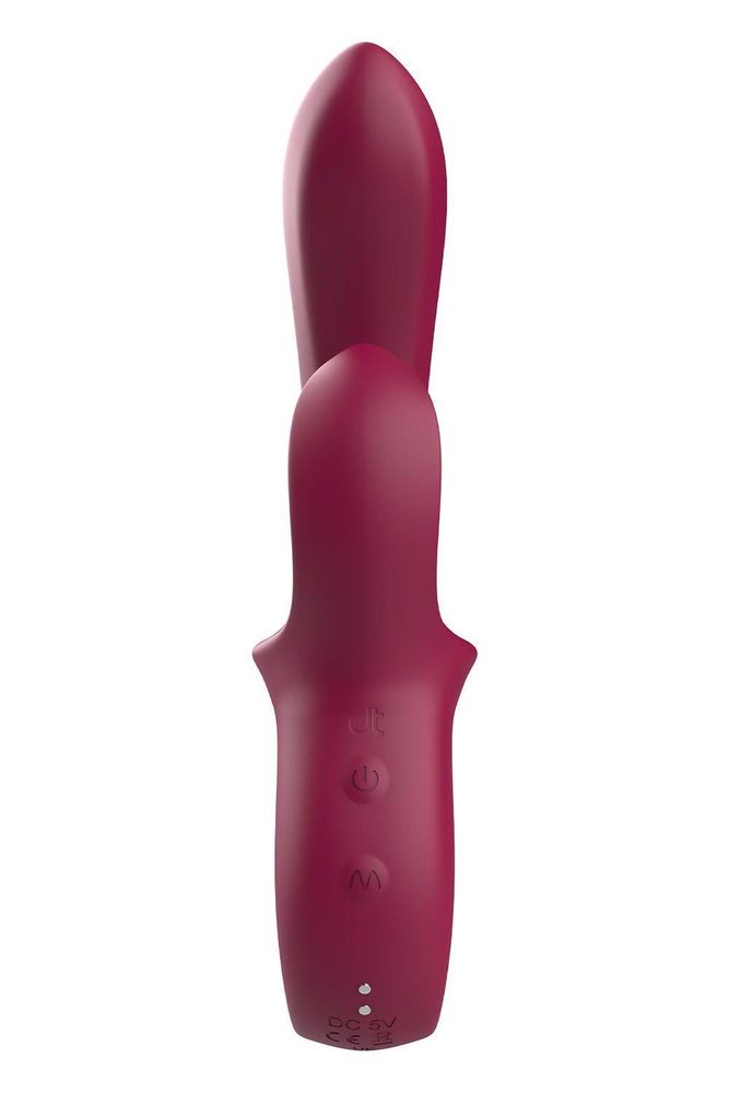 Wibrator króliczek Glam Duo Dreamtoys silikonowy USB 22 cm