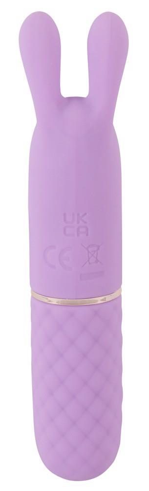 Mini wibrator króliczek Cuties fioletowy USB 10,8 cm