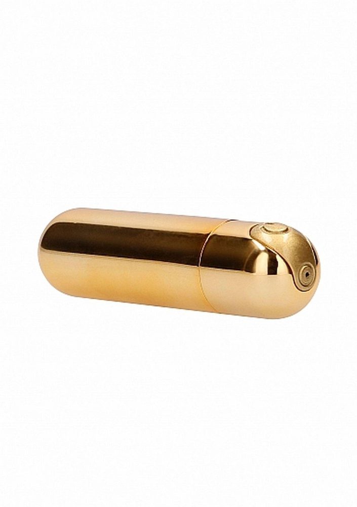 Wibrator mini Be Good Tonight złoty USB 10 trybów