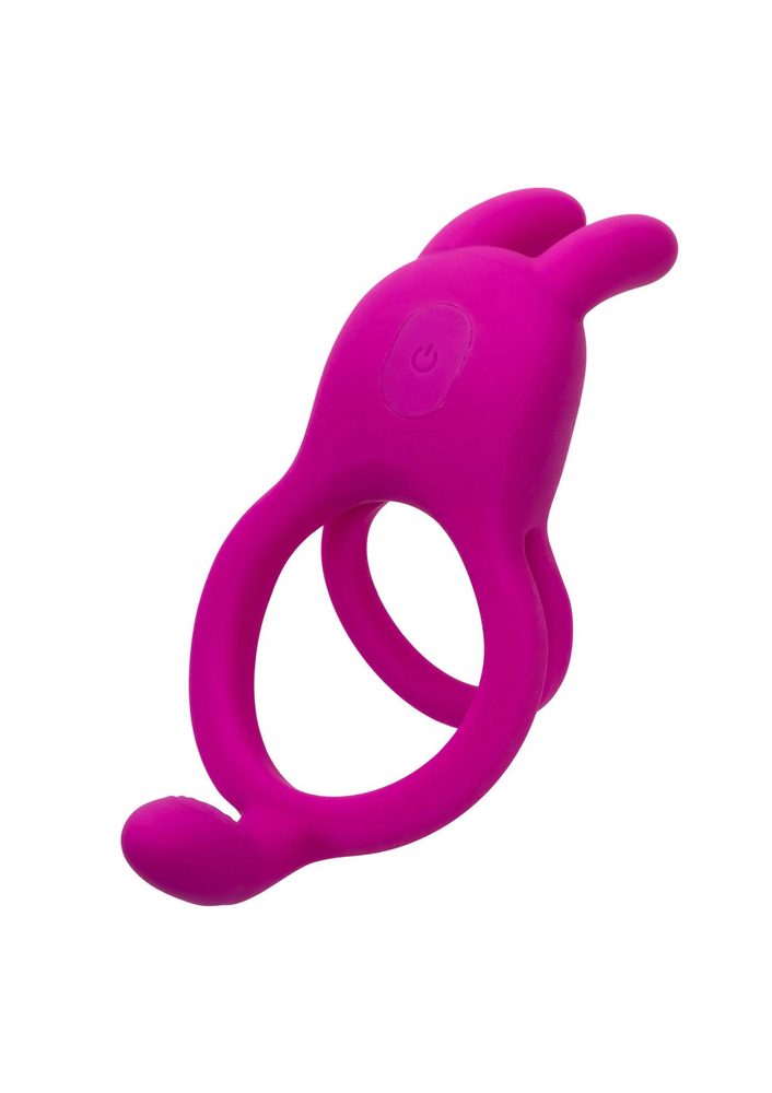 Pierścień wibrujący Calexotics z uszami króliczymi różowy USB