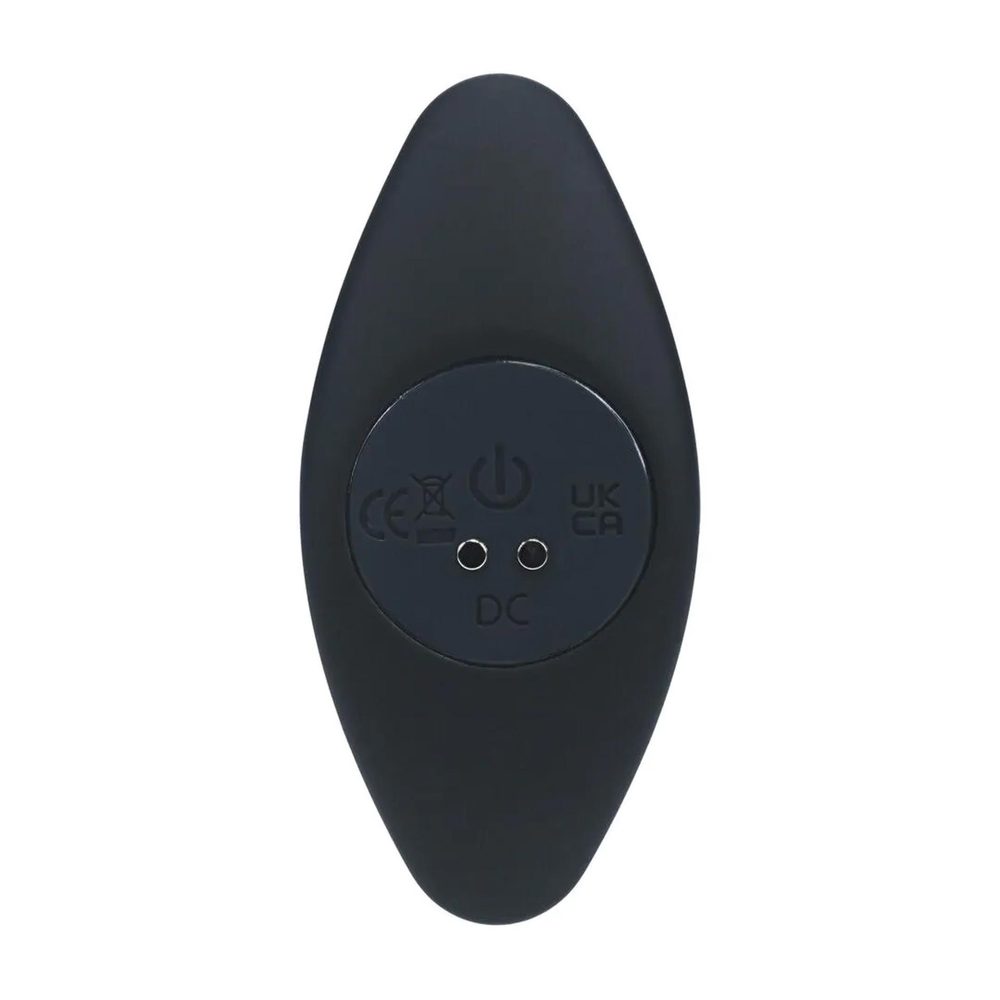 Wibrujący korek analny Tri Bulb silikonowy Levelz czarny USB
