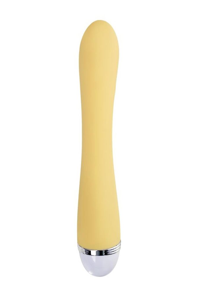 Wibrator króliczek Flovetta Aster silikonowy żółty USB 22 cm