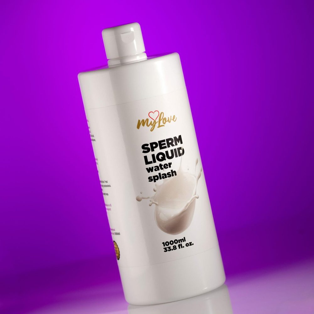 Żel intymny MyLove imitujący spermę biały 1000 ml