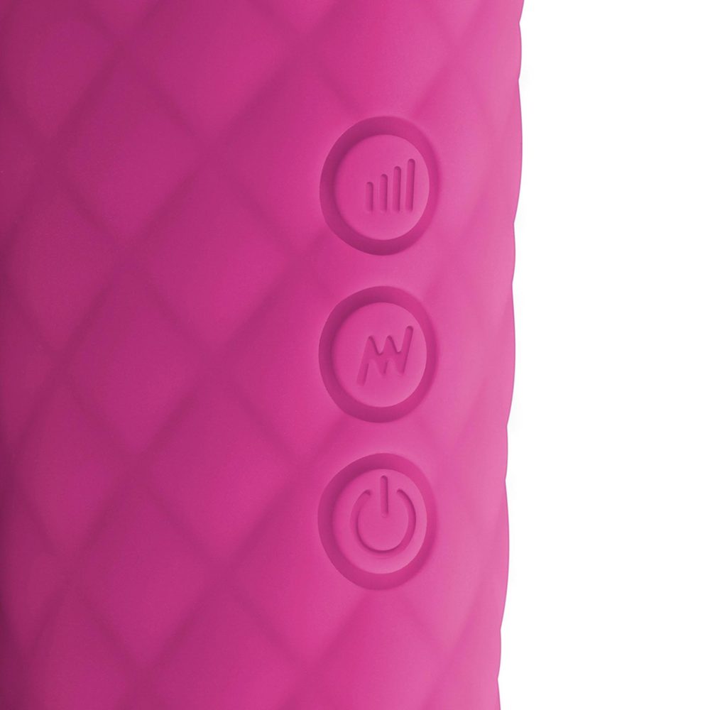 Wibrator mini wand EasyToys różowy USB 20 cm
