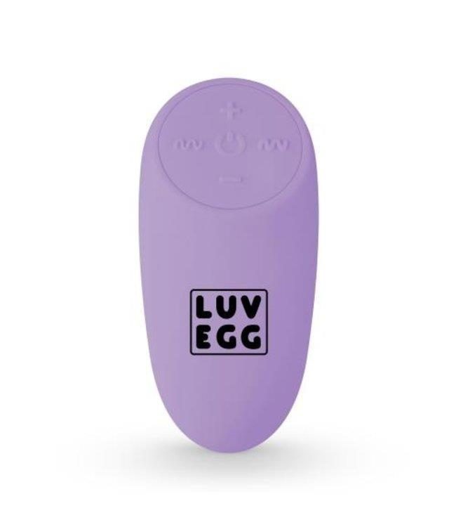 Jajko wibracyjne Luv Egg XL fioletowe silikonowe USB 16 cm