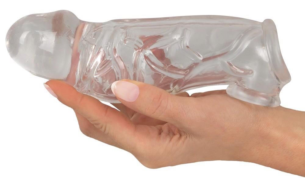 Przedłużka na penisa Crystal Clear TPE 19,2 cm