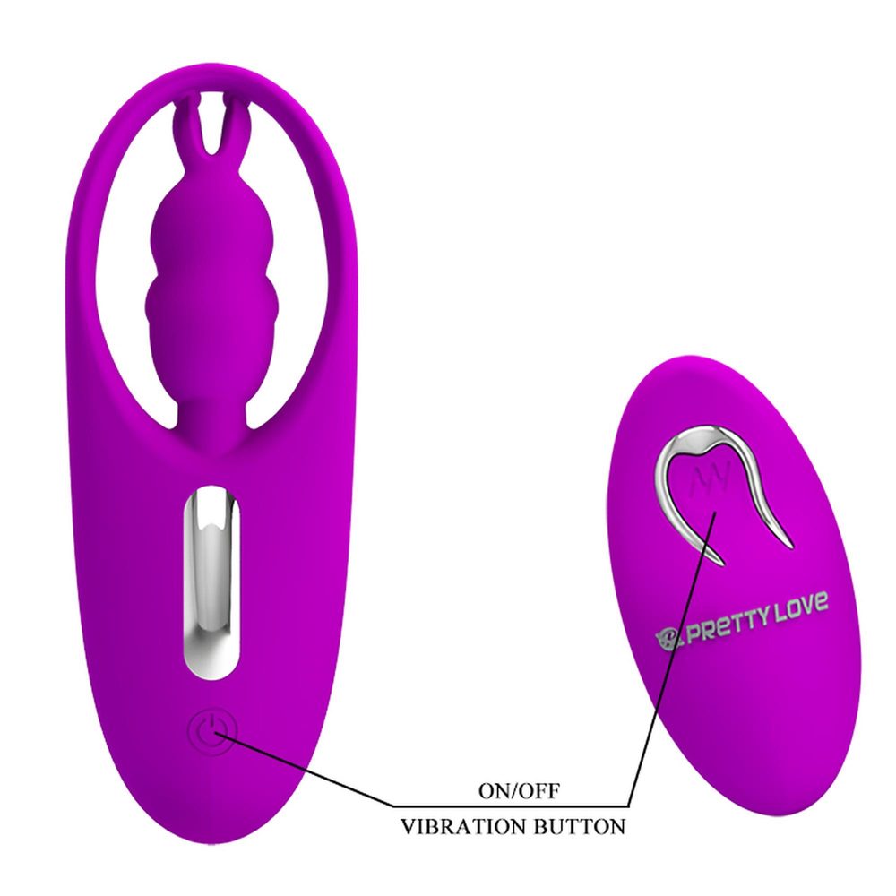 Wibrator króliczek Pretty Love silikonowy 12 funkcji pilot USB