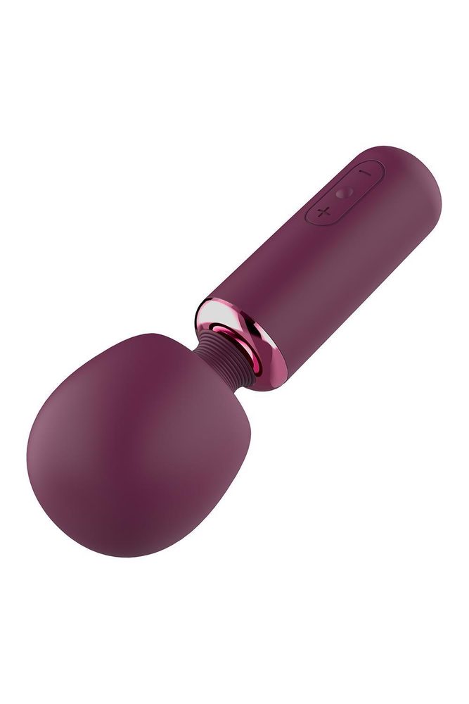 Wibrator wand Glam Bold silikonowy USB 18 cm