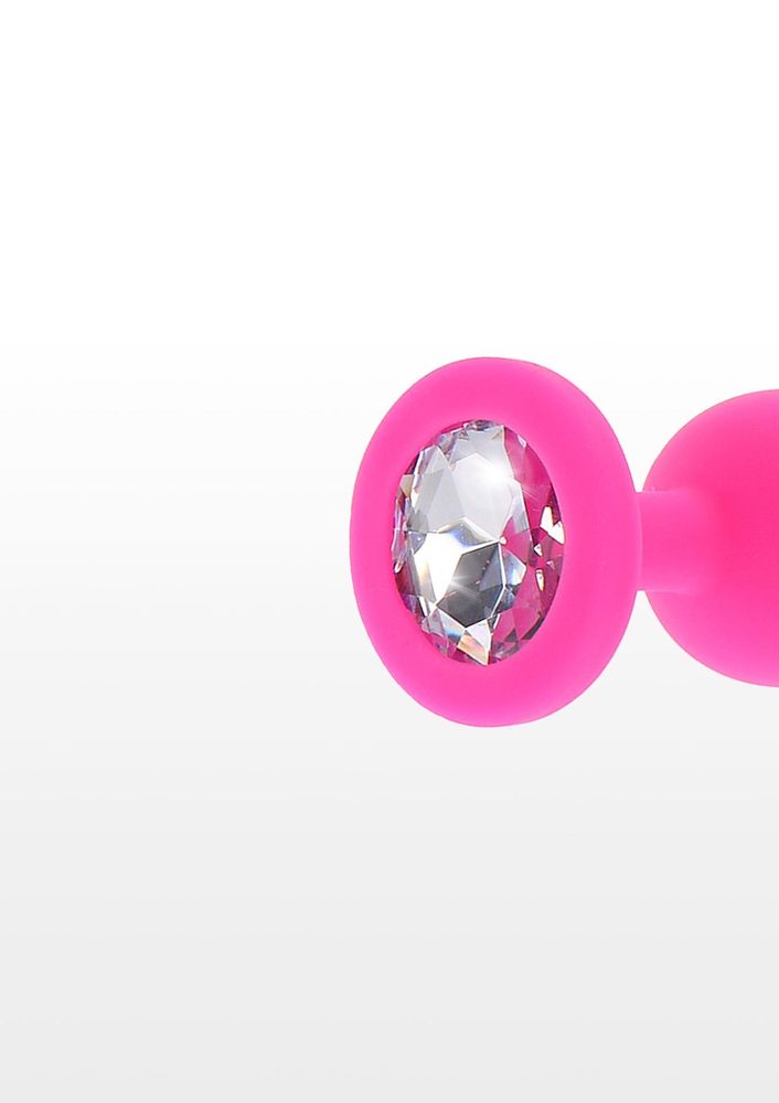 Korek analny Diamond Booty Jewel ToyJoy różowy 7 cm
