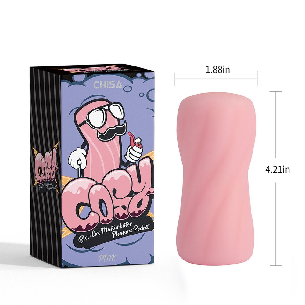 Masturbator Cosy Pleasure Pocket różowy TPE 10,7 cm