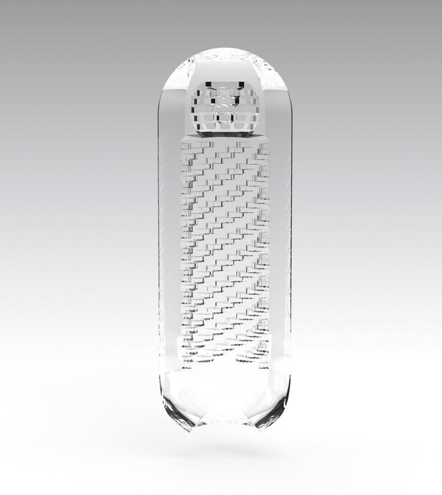 Masturbator spinner Tenga Pixel przezroczysty 13 cm