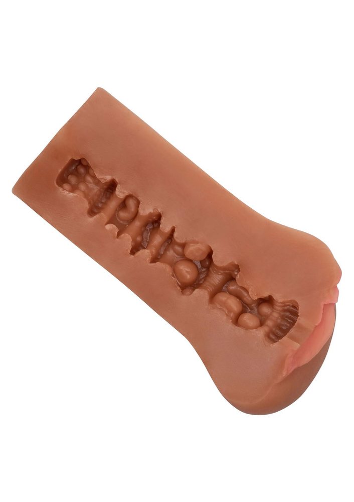 Masturbator Boundless Vulva TPE karmelowy 14 cm wodoodporny