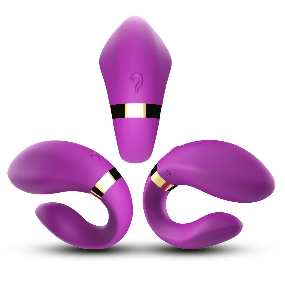 Stymulator łechtaczki silikonowy B Series Joy fioletowy USB