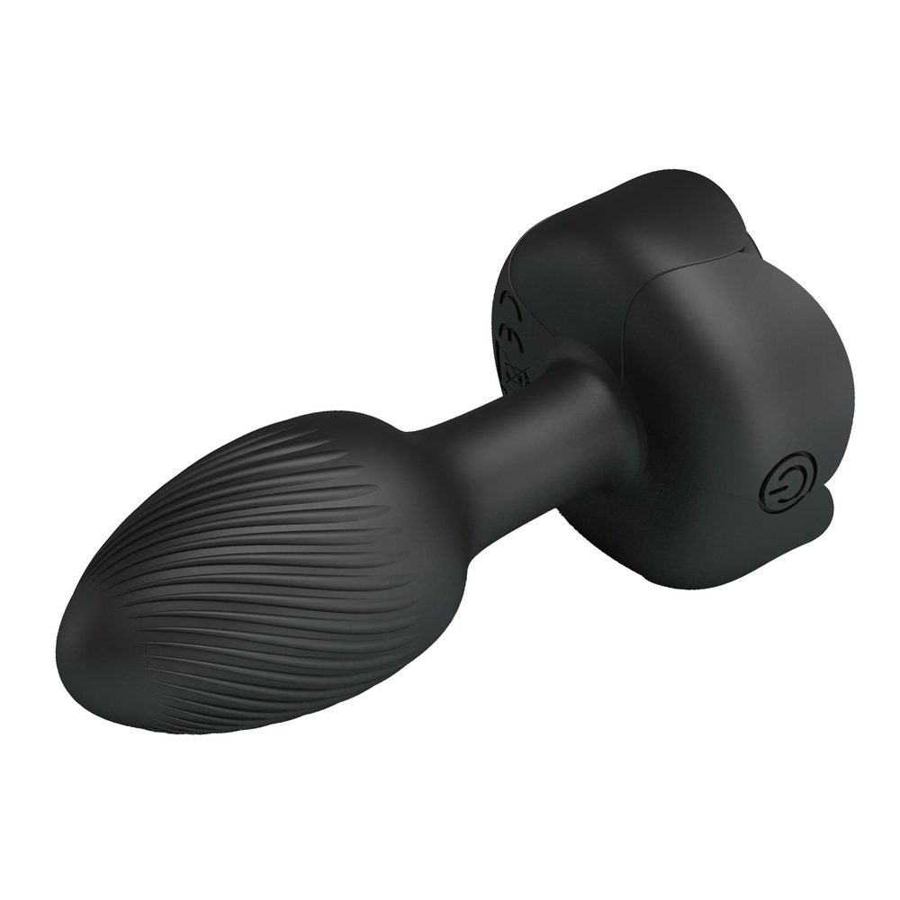 Korek analny wibrujący Pretty Love Olman silikonowy LED 10 wibracji