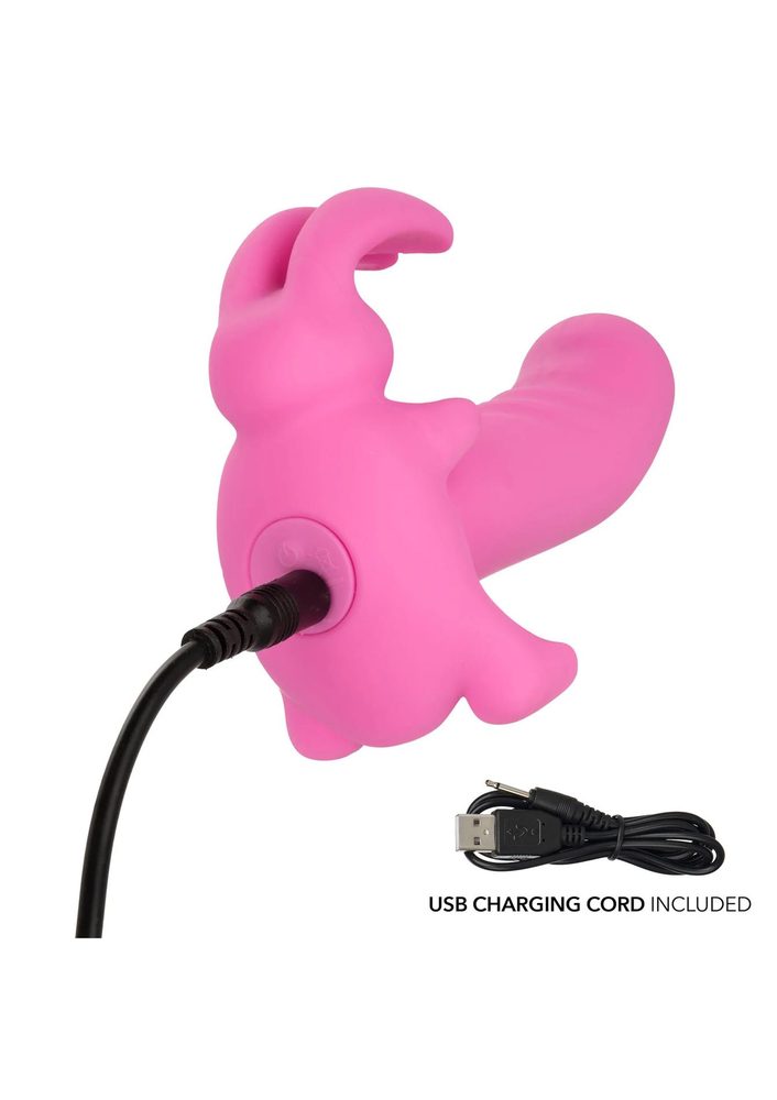 Wibrator króliczek Calexotics Bunny Dreams różowy USB 11,5 cm