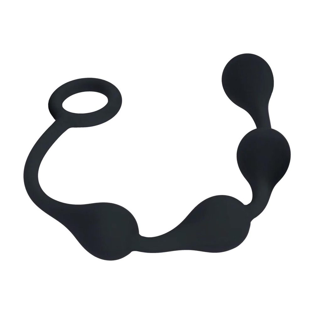 Kulki analne silikonowe Levelz Waterdrop S czarny