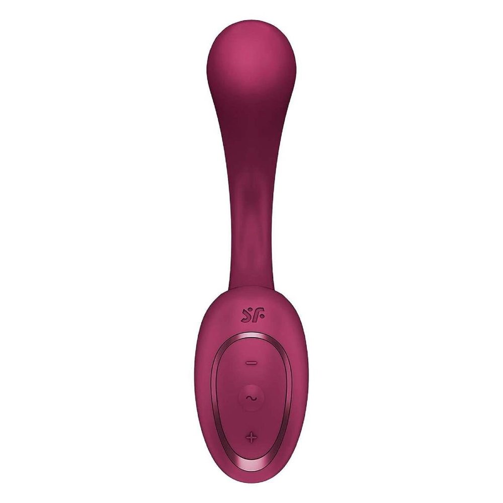 Wibrator punktu G i łechtaczki Satisfyer G For Goddess 2 bordowy