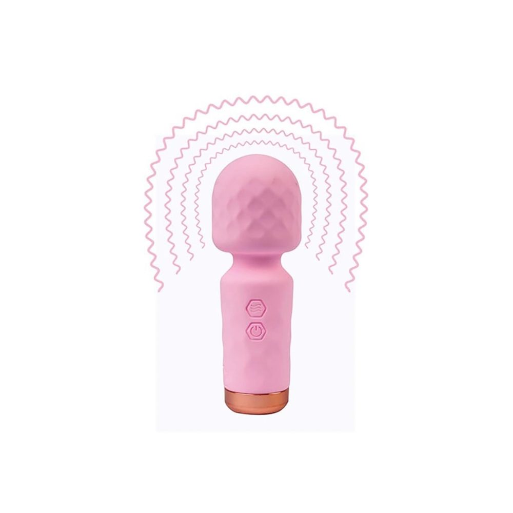 Mini różdżka Eros Fantasy różowa silikonowa USB 11,5 cm