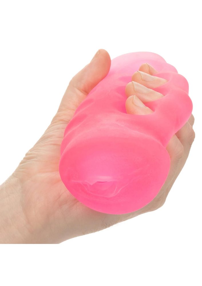 Masturbator z uchwytem Grip N Stroke Calexotics różowy 16 cm